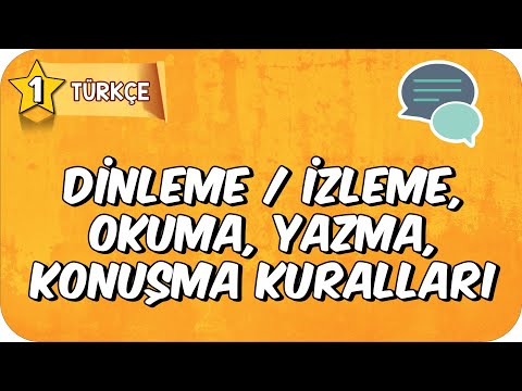Dinleme / İzleme, Okuma, Yazma