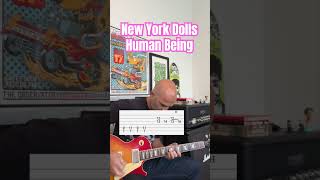Human Being New York Dolls Guitar Lesson + Tutorial #shorts #guitar #johnnythunders #punk