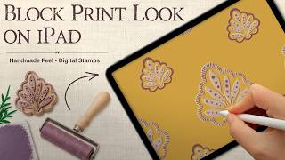 How to Make Digital Block Prints Look Real in Procreate