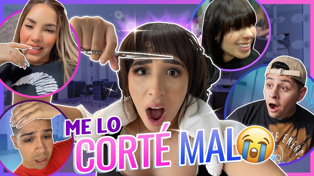 MIS AMIGOS REACCIONAN A MI CAMBIO DE LOOK 🤯 ME CORTE MAL EL CABELLO | Queen Buenrostro