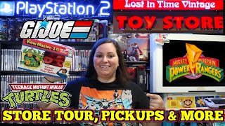 My TRIP to LOST IN TIME VINTAGE TOY STORE! Maryland! Videogame Pick ups, Toy Pick ups and More!