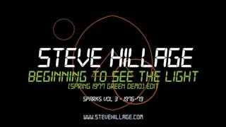 Steve Hillage - Beginning to See the Light EDIT (from Sparks Vol 3 - 1976-79)