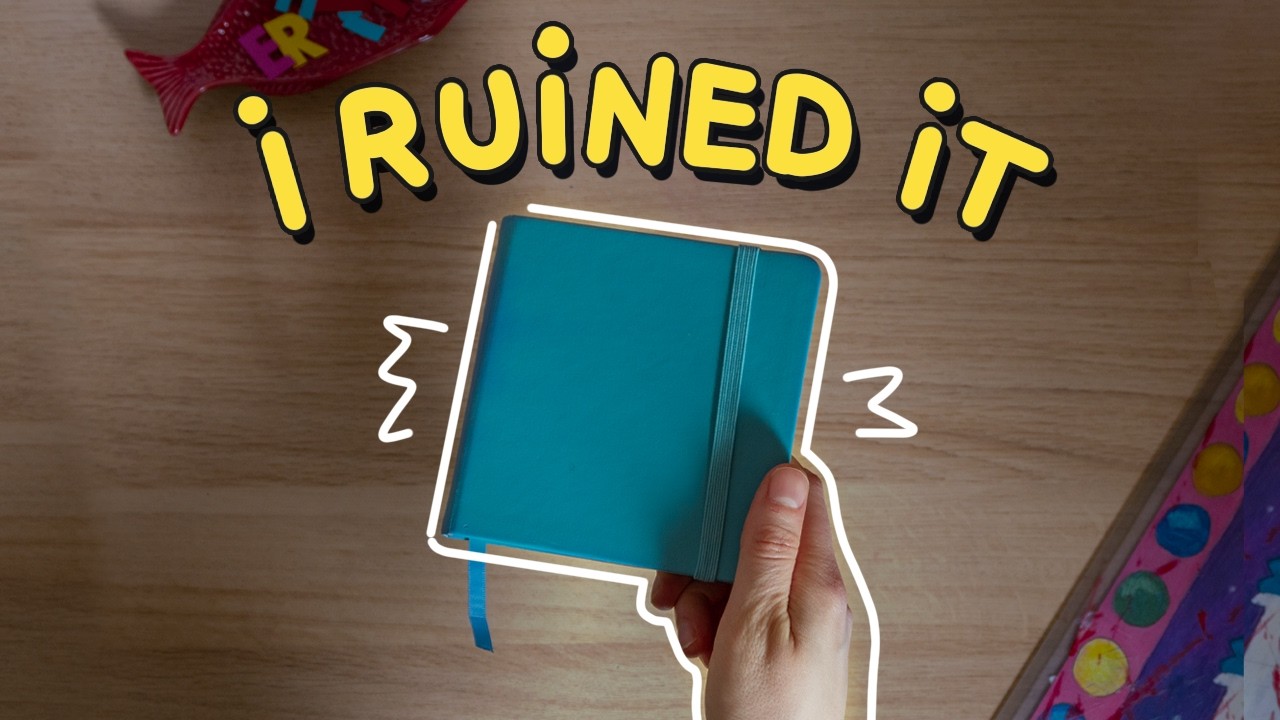 how perfectionism ruined my sketchbook