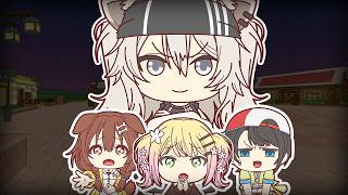【手描き】金策サバイバル初日で腹が減ってヤバいホロメンたち【ホロライブ/獅白ぼたん/桃鈴ねね/戌神ころね/大空スバル】