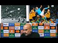 pep guardiola reaction to haaland goal and linked that with cruyff goal vs atletico 👌🔥