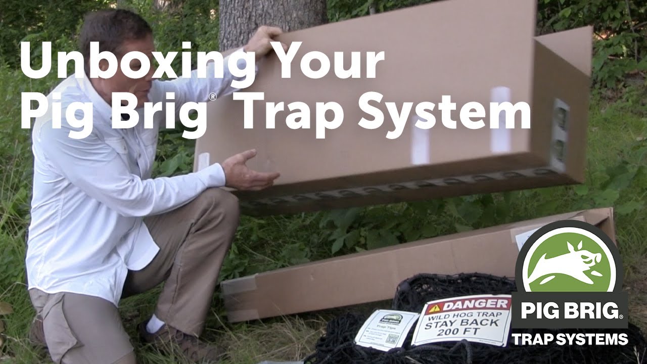 How to Set Up - Part 1:  Unboxing Your Pig Brig Trap System | Pig Brig Trap Systems