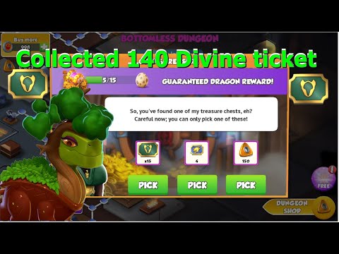 Opened Bonsai Last big chest Five time-Dragon Mania Legends | Bonsai Dungeon Dragon | DML