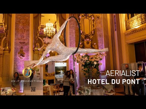 Live Lollipop Lyra Event Aerialists- Hotel DuPont