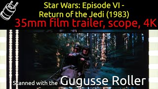 Star Wars: Episode VI - Return of the Jedi (1983) 35mm film trailer, scope 4K