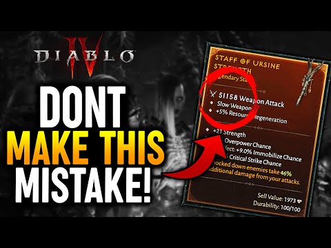 Diablo 4 - 5 HUGE Damage MISTAKES to AVOID! (Diablo 4 Tips & Tricks)