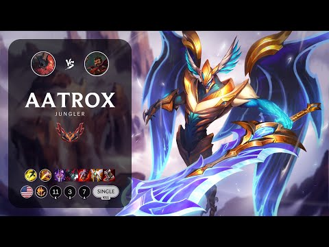 Aatrox Jungle vs Graves - NA Grandmaster Patch 13.10