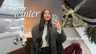 RESET FOR WINTER 2024 ✨ | organising, cosy london days, zara home haul & christmas plans | vlogmas 2