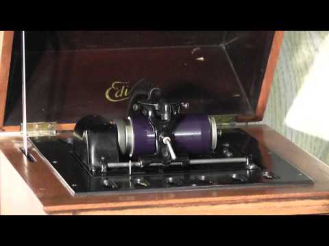 Edison blue amberol cylinder 3275 "Over There" Billy Murray