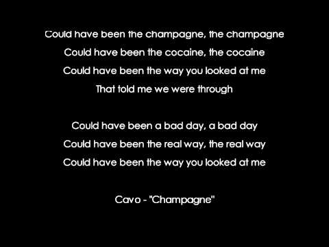 [HD] Cavo - "Champagne" [AUDIO+LYRICS]