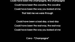 [HD] Cavo - "Champagne" [AUDIO+LYRICS]
