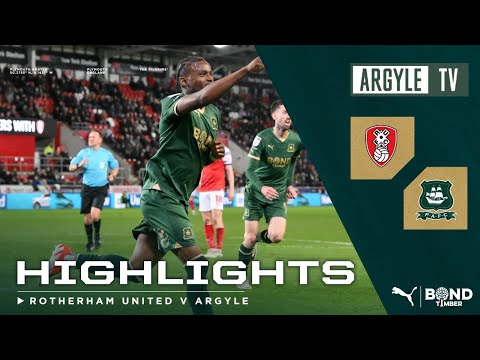 FC Rotherham United 0-1 FC Plymouth Argyle