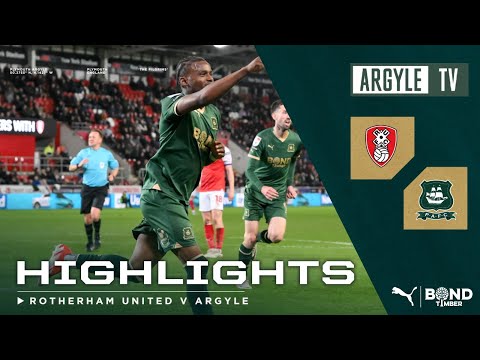 Rotherham United v Plymouth Argyle highlights