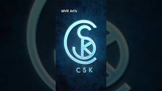CSK Name into the brand logo 🔥❤️ #shorts #csk #brand