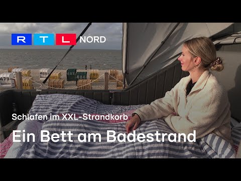 Kein Auge zugemacht! Jenny übernachtet im Schlafstrandkorb!