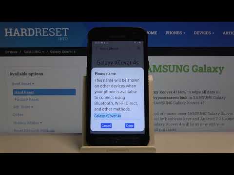 How to Change Device Name in SAMSUNG Galaxy Xcover 4 – Rename Your Smartphone
