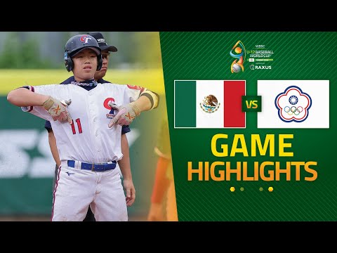 HIGHLIGHTS | Mexico 🆚 Chinese Taipei | WBSC U-12 Baseball World Cup 2025