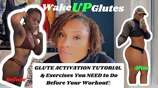 How to WAKE UP Your Butt 🍑 TUTORIAL & 5 GLUTE ACTIVATION Exercises to do DAILY