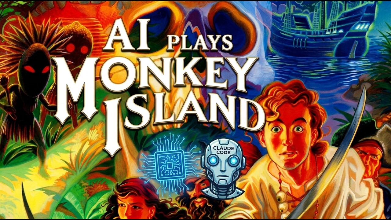 Claude Code plays Monkey Island