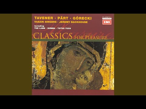 Two Hymns to the Mother of God (1985) : A Hymn to the Mother of God