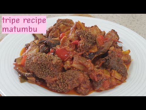 How to cook beef tripe |matumbu & ulusu | Zimbabwean...