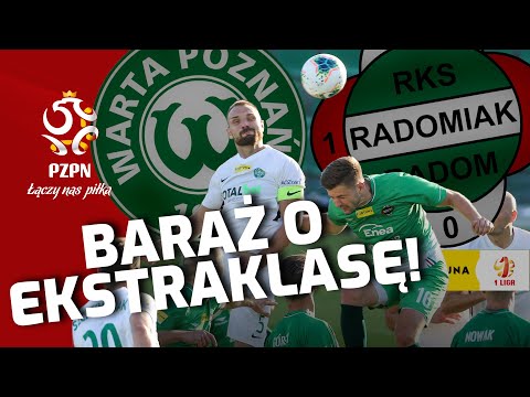 OBSZERNY SKRÓT meczu WARTA - RADOMIAK – Magazyn Fortuna 1. Ligi