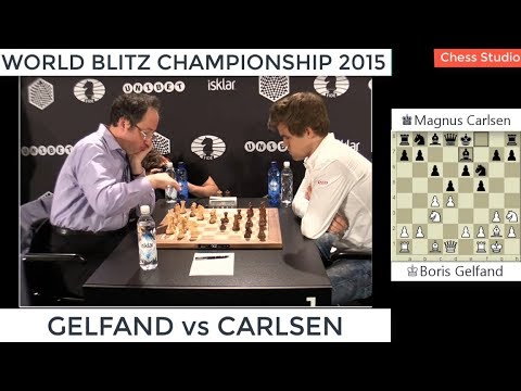QUEEN AND ROOK ENDGAME!!! CARLSEN VS GELFAND | WORLD BLITZ CHAMPIONSHIP 2015