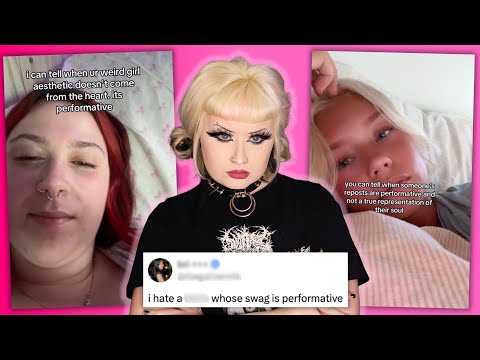 the “performative weird girl” olympics on tiktok is embarrassing.