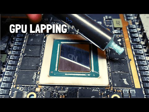 Graphics Card GPU Lapping (Geforce RTX 3090 Kingpin)
