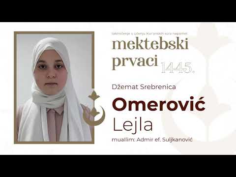 "Mektebski prvaci 2024": Lejla Omerović