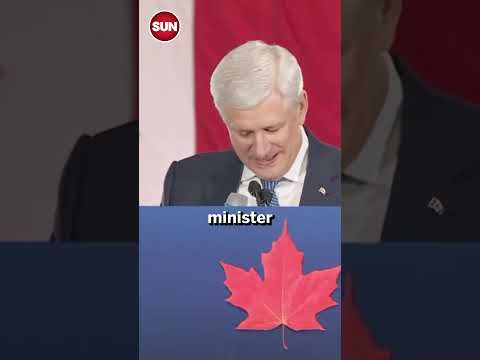 Harper says he's the only person to have had Poilievre and Carney work for him. He backs Poilievre.