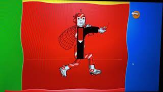 Red robot handwriting
