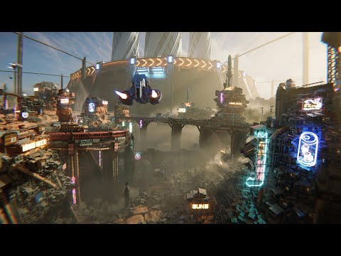 Sci-Fi wasteland environment in Unity3D