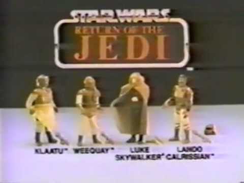 Star Wars Vintage KENNER Commercial - Klaatu, Weequay, Luke [Jedi], Lando [Skiff Guard] [Remastered]