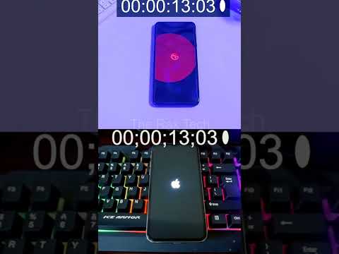 iPhone X vs LG G8x Boot Up Speed Test Comparison
