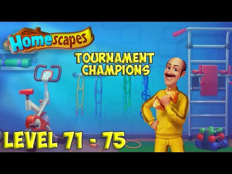 Homescapes Tournament of Champions level 71 - 75 [ Playrix ] HD