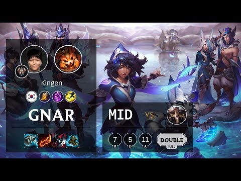 Gnar Mid vs Sett - KR Challenger Patch 10.3