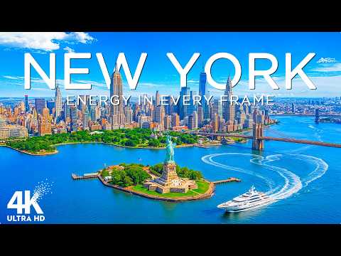 NEW YORK FROM ABOVE IN CINEMATIC 4K | Iconic Skyline, City Energy & Timeless Streets