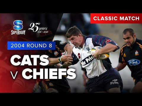 Vodacom Super Rugby Classic Match Cats v Chiefs 2004