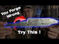 You Can Forge a Knife Correctly [Here's How] !