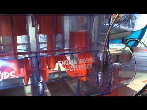 See Through 4 Cylinder Engine Model.