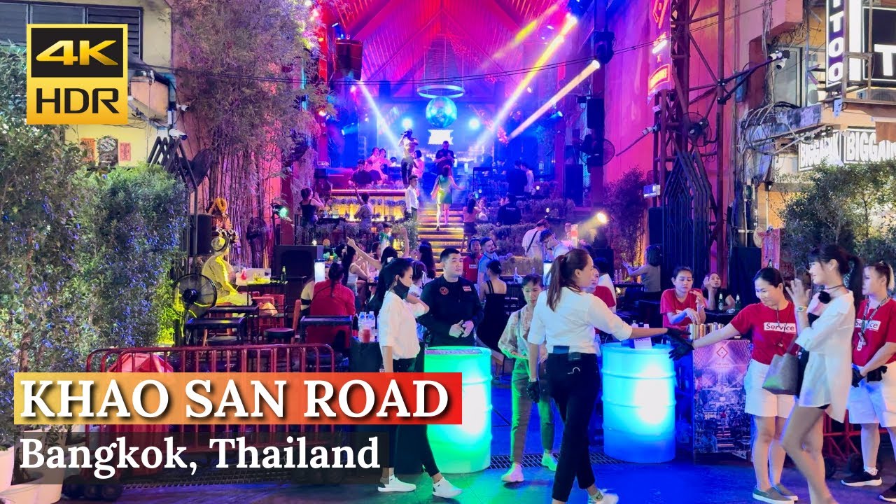 Embark on an enthralling walking tour of the vibrant Khao San Road.
