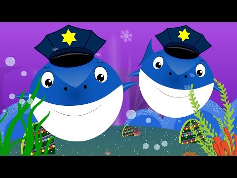 Police Shark vs Scary Flying Shark | Videos for kids Songs