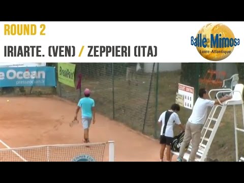 IRIARTE BASTIDAS (VEN) vs ZEPPIERI (ITA) 2nd Round - Center court