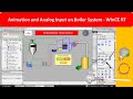 Animation And Analog Input On Boiler System WinCC RT Siemens SCADA TIA Portal V15 Animation