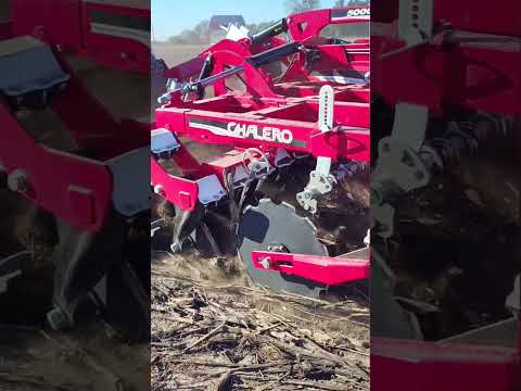 Laburo en rastrojos de maíz🌽 a 6 cm de profundida y 10 km/h ✅Ecomax Chalero